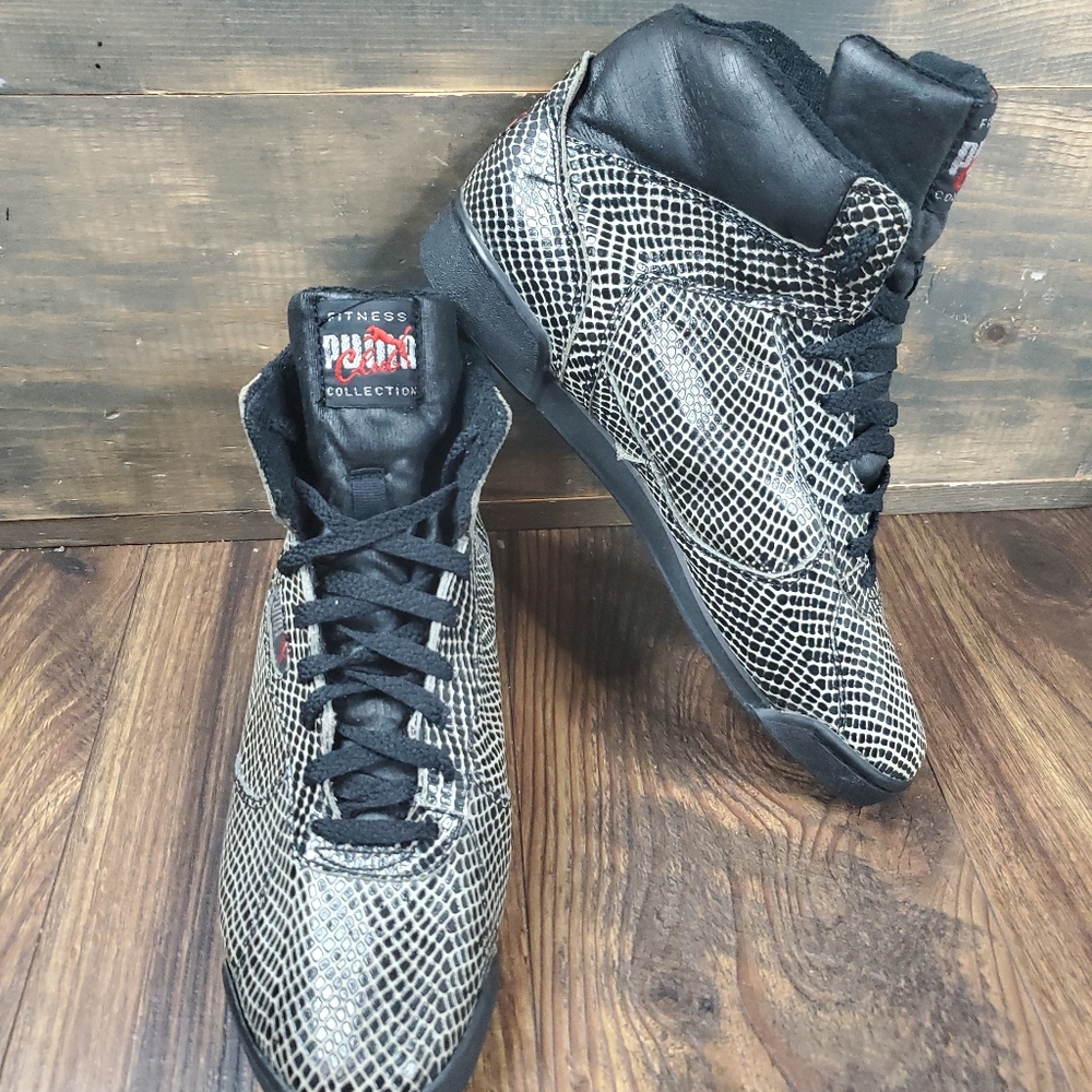 Puma Club Fitness Collection Macht's Mit Qualitat Snake Skin Shoes Womens Size 8